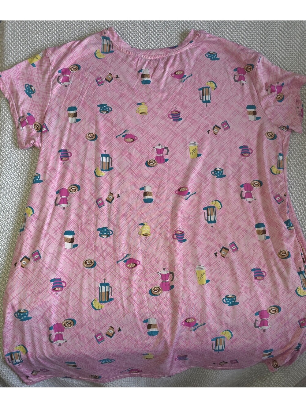 Joyspun nightgown with coffee cups and pockets size 2x-3x